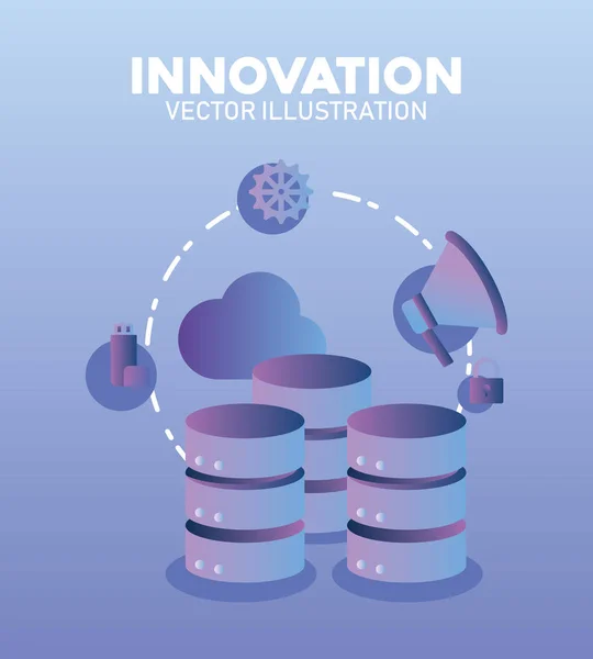 Innovación tecnología imagen — Archivo Imágenes Vectoriales