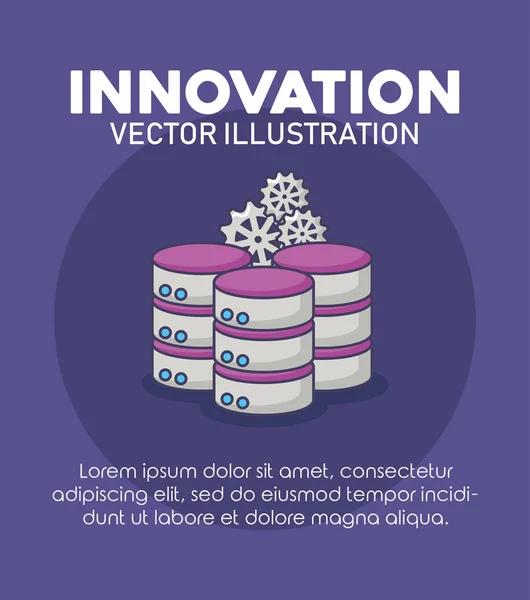 Innovation technologie image — Image vectorielle