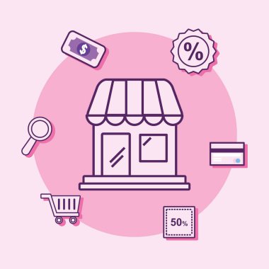 Mağaza ve alışveriş tasarım 