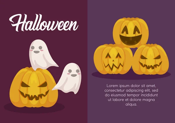 Halloween feest ontwerp — Stockvector