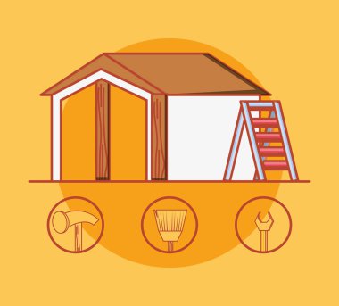 ev ev onarım kutsal kişilerin resmi ile inşa