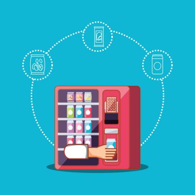 İçecek makinesi elektronik Klozette dispenser kullanarak ele