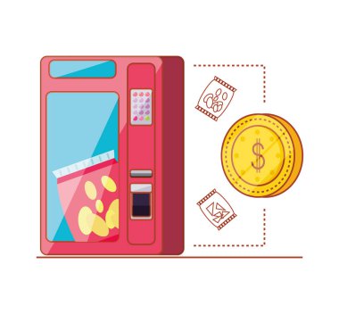 dağıtıcı ile fiş para doları makine elektronik