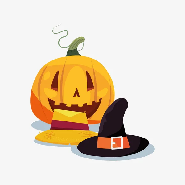 Les gens d'Halloween coutumes — Image vectorielle