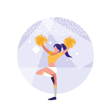 kadın amigo izole simgesi