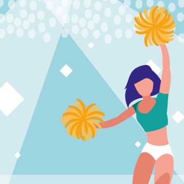 kadın amigo izole simgesi