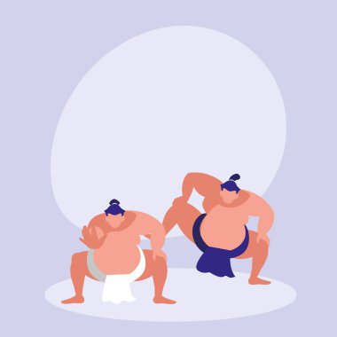 Sumo avatar karakter pratik erkekler