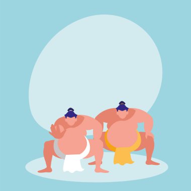 Sumo avatar karakter pratik erkekler