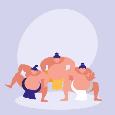 Sumo avatar karakter pratik erkekler