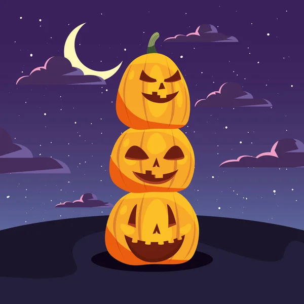 Joyeux jour d'Halloween — Image vectorielle