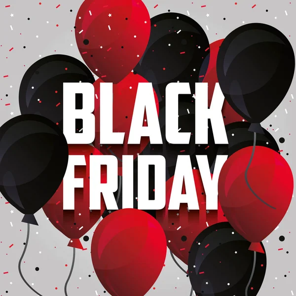 Black-Friday-Shopping-Verkauf — Stockvektor