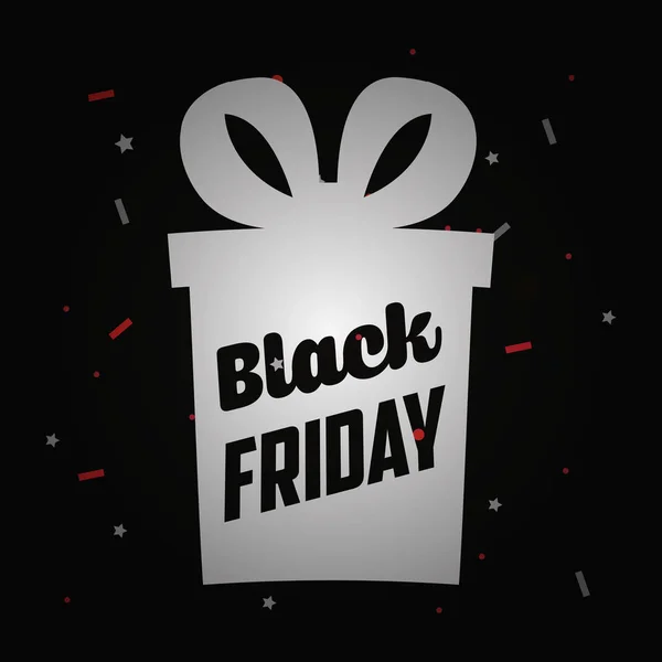 Black friday shopping försäljning — Stock vektor