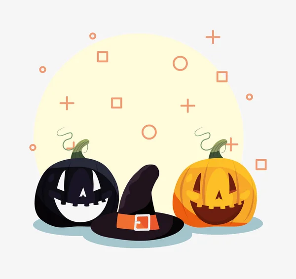 Doux jour d'Halloween heureux — Image vectorielle