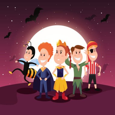 tatlı mutlu Cadılar Bayramı günü