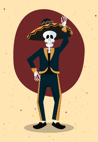 Day of the dead celebration — Stock Vector
