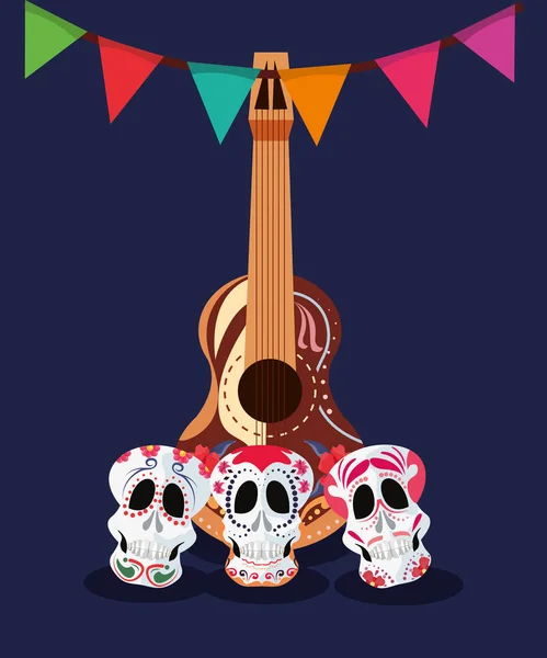 Day of the dead celebration — Stock Vector