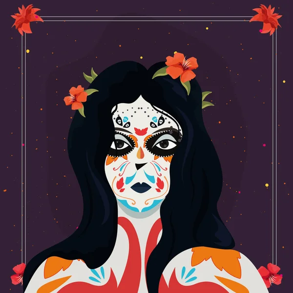 Day of the dead celebration — Stock Vector