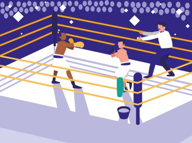 boks halka sahne simgesi