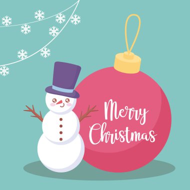 Noel topuyla kardan adam