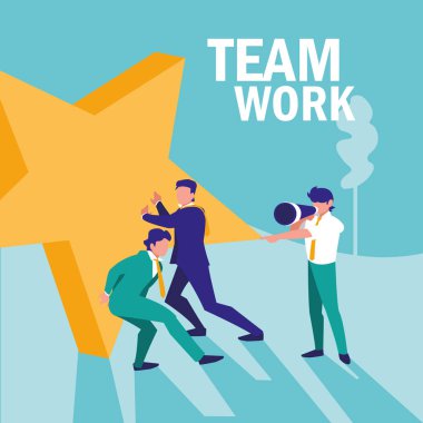 İşadamları avatar karakter grubu