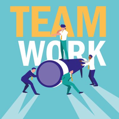 İşadamları avatar karakter grubu