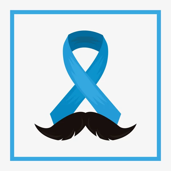 Movember 前立腺がんデー — ストックベクタ