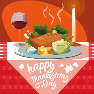 Türkiye'de akşam yemeği şükran günü tablo