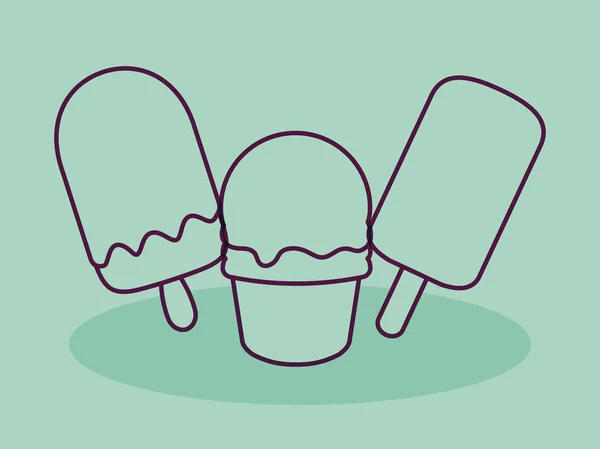 Морозиво магазин ізольована ікона — стоковий вектор