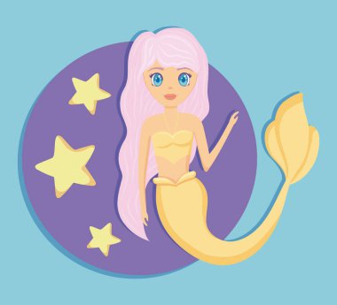 yıldız simgesi ile şirin siren