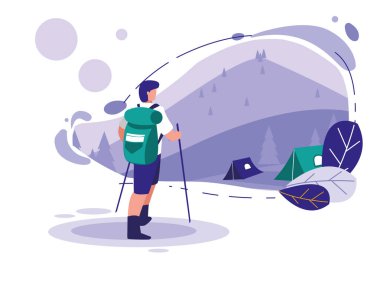 dağlar ile manzara ve kayak dostum