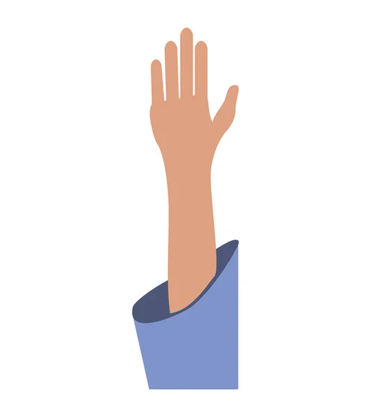 Hand menschliche Avatarfigur — Stockvektor