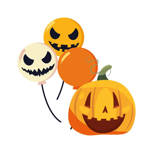 Feliz celebração de Halloween — Vetor de Stock