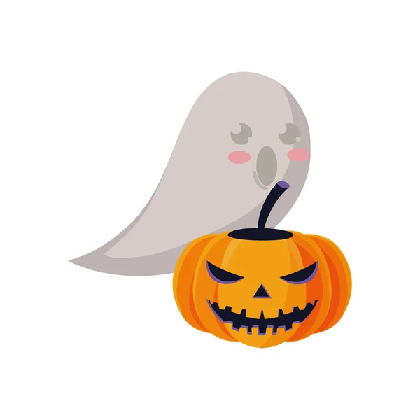 Gelukkig halloween-viering — Stockvector