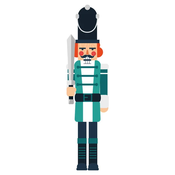 Design de brinquedo nutcracker —  Vetores de Stock