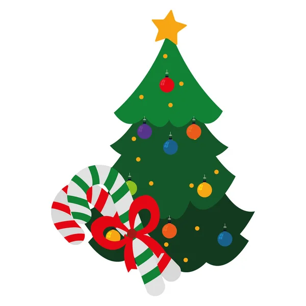 Diseño del árbol de Navidad — Vector de stock