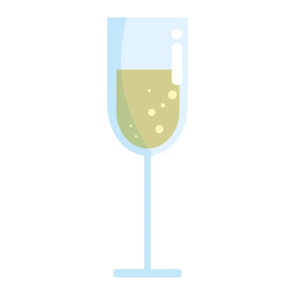 Champagne glass design — Stock Vector