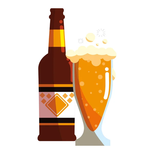 Bierflaschen-Design — Stockvektor