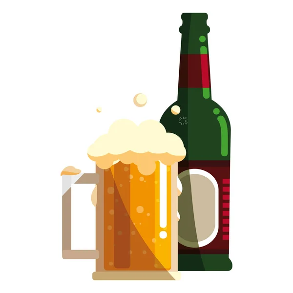 Beer bottle design — Stock Vector