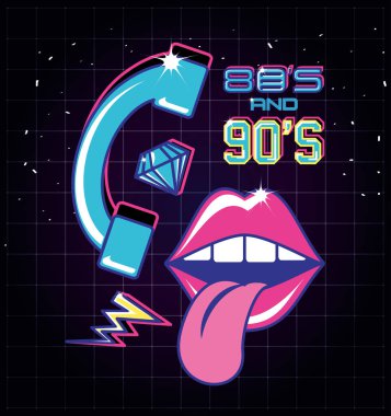 dudaklar pop sanat ruj stil ile