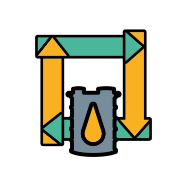 varil benzin simgesinin