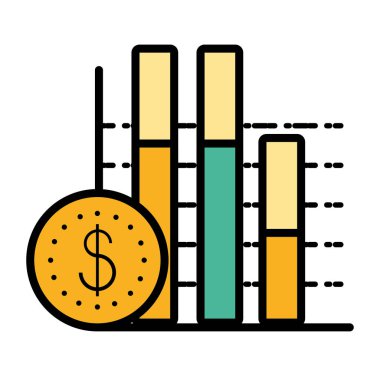 madeni para ile barlarda istatistiksel grafik