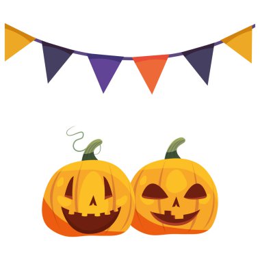 Cadılar Bayramı maskot kabaklar kutlama dekorasyon