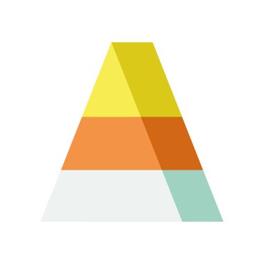 üçgen şekli tatlı snack jöle