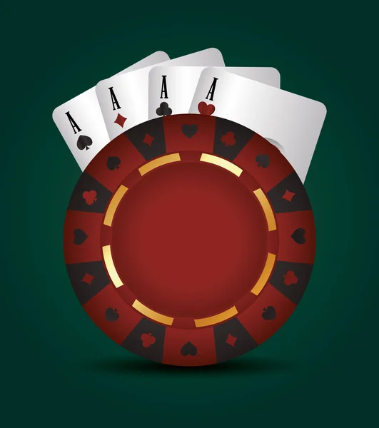 Gamble casino concept — Stock Vector