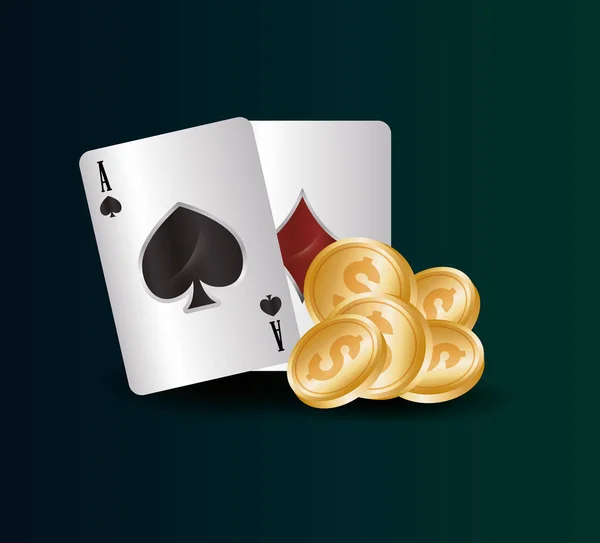 Jeu concept de casino — Image vectorielle