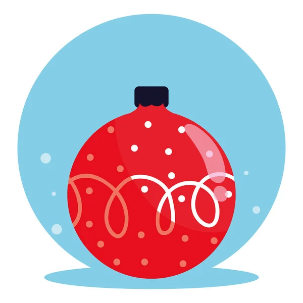 Рождественский мяч — стоковый вектор