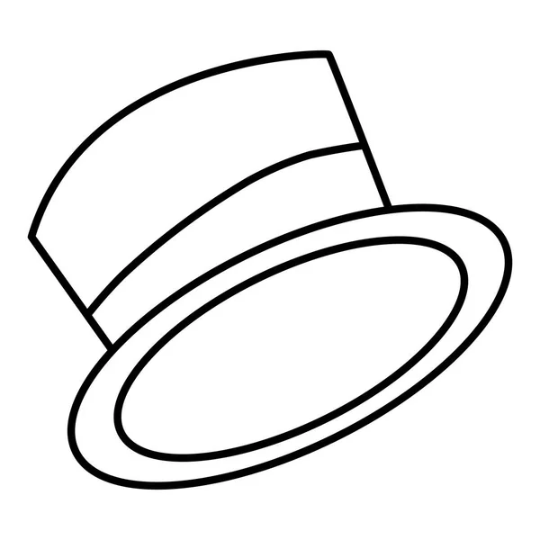 Top hat ontwerp — Stockvector