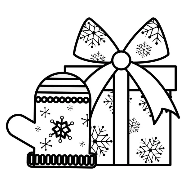 Diseño de caja de regalo — Vector de stock