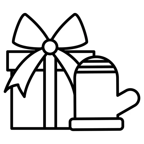 Diseño de caja de regalo — Vector de stock