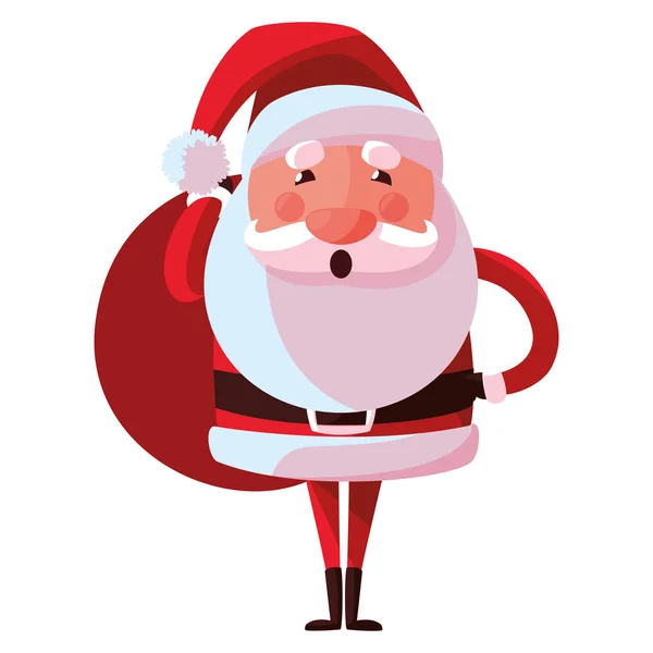 Navidad Santa Claus diseño — Vector de stock